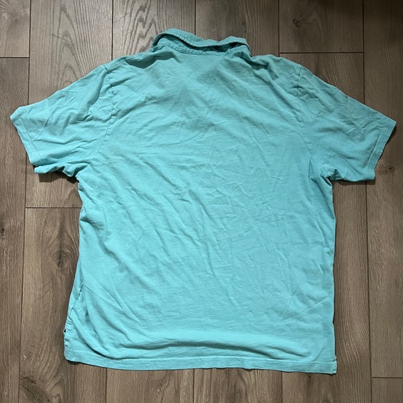 L.L. Bean Other - LL Bean slightly fitted mens xl regular teal short sleeve polo one pocket